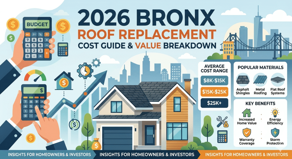 roof replacement cost Bronx 2026