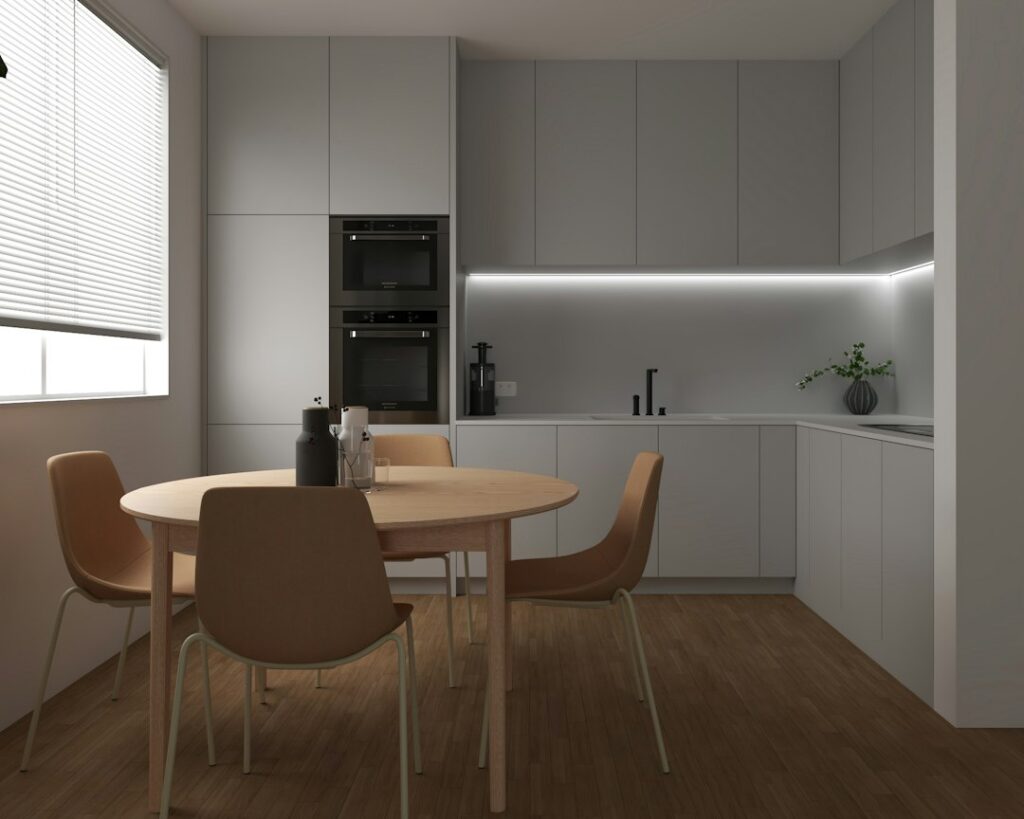 Modern renovated apartment interior